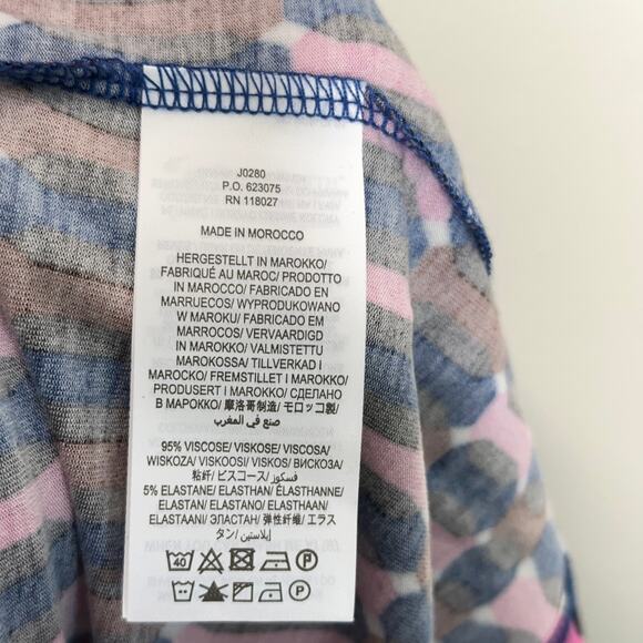 BODEN Elodie Jersey Wrap Dress Plum Blossom Blue Pink {O32} - Picture 5 of 5